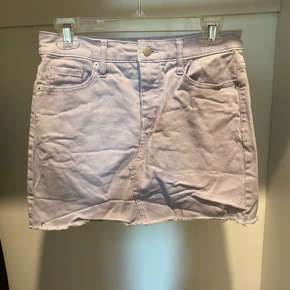 Wild Fable Purple Denim Skirt